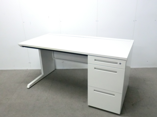 イトーキ / CZR / ホワイト / 【中古】 片袖デスク