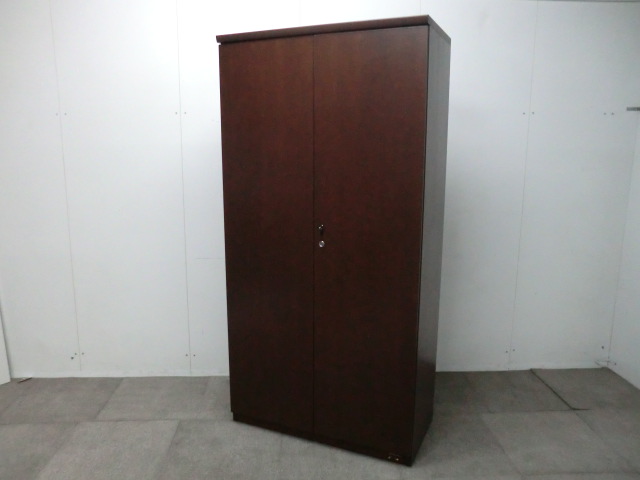 オカムラ / 木目調 / 【中古】 木製書庫