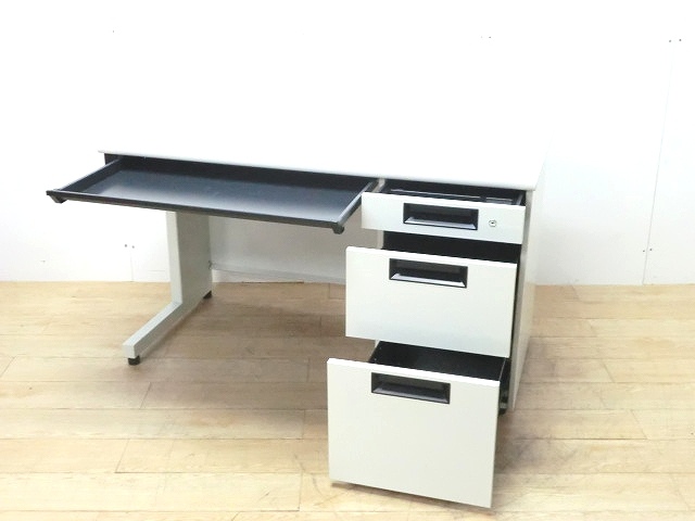 片袖デスク プラス ホワイト 72849/1000056-1