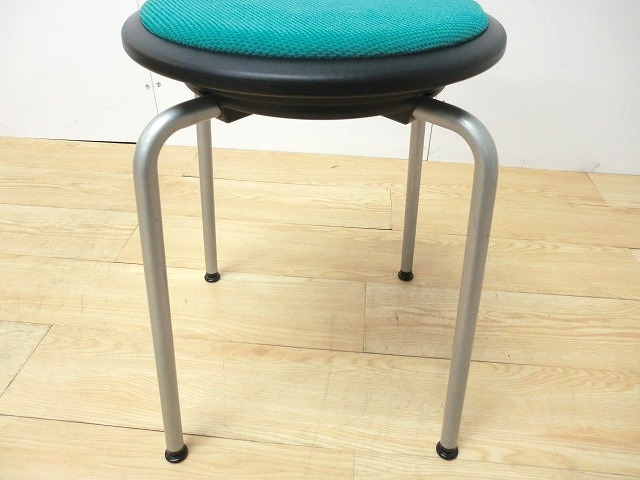 71918スツール オカムラ グリーン/0-200001000286-1