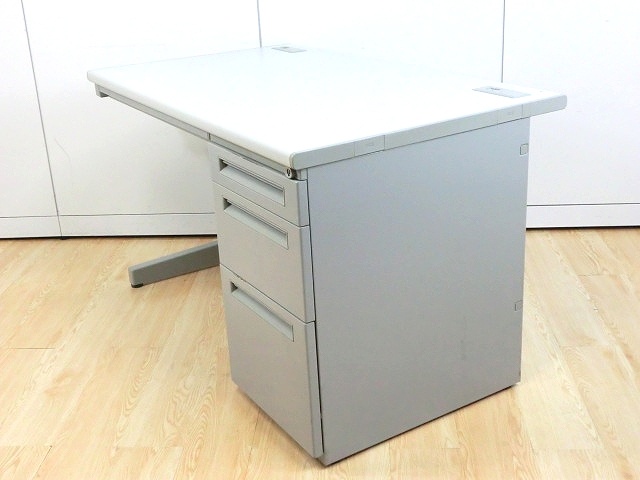 片袖デスク ( ウチダ ) ニューグレー / 幅1200 / 70835/1000610-1