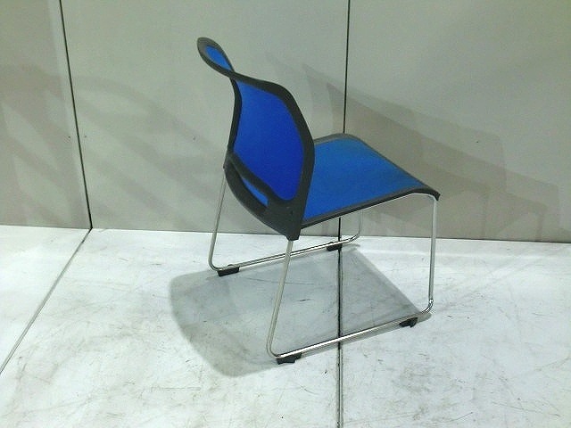 スタッキングチェア コクヨ ブルー CK-880 72926/ 1000825-1