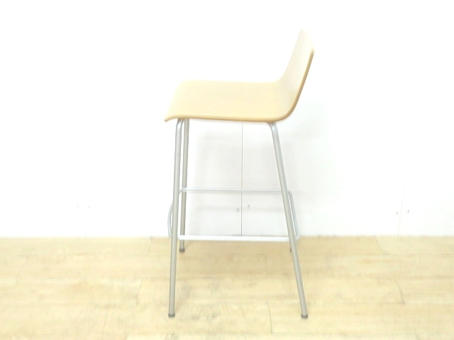 カウンターチェア オカムラ 木目調 73220/1001105-1