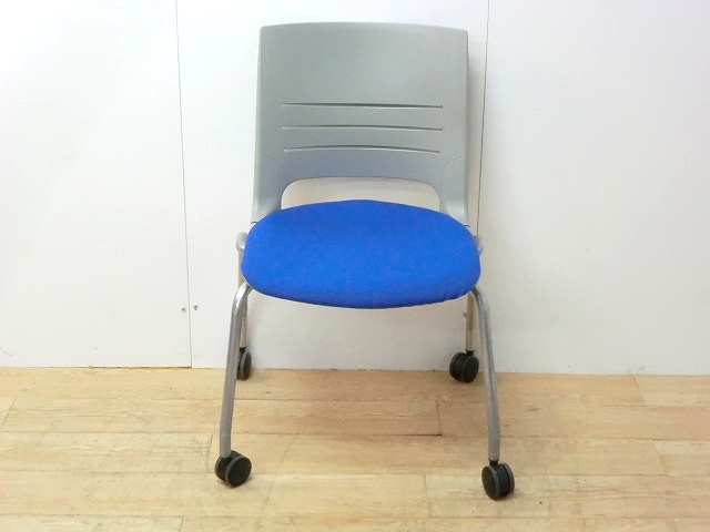 オカムラ/ブルー/73454/カートチェア