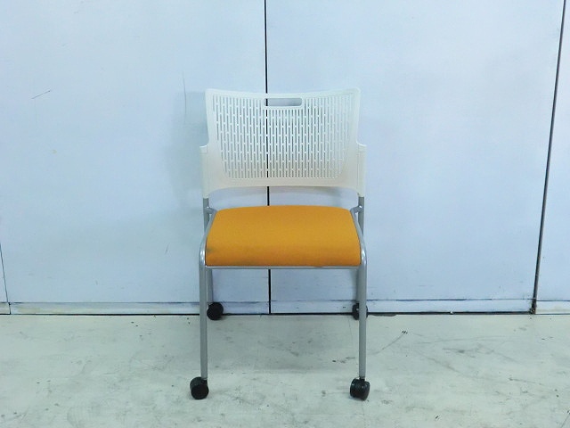 オカムラ/オレンジ/70173/カートチェア