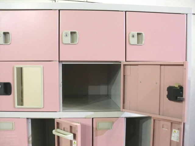 ロッカー6人用 ( イトーキ ) ピンク / 72342/1002426-1