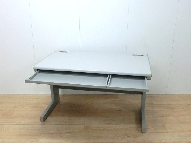平デスク ウチダ ニューグレー 72419/1002926-1