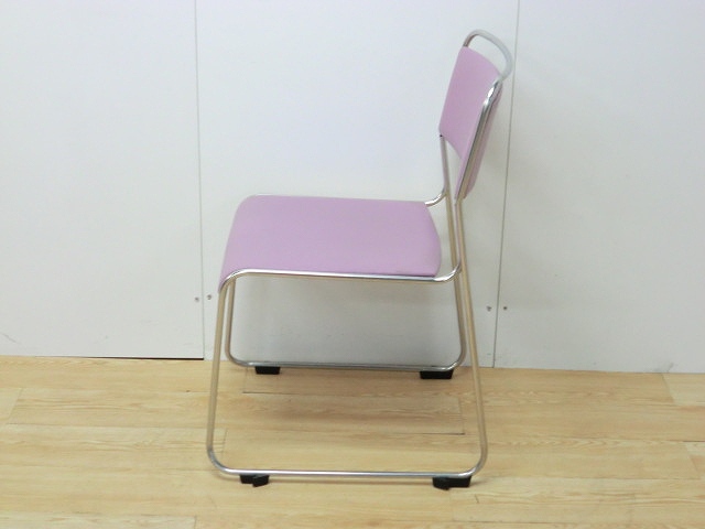 スタッキングチェア ( コクヨ ) ピンク / 70072/ 1002947-1