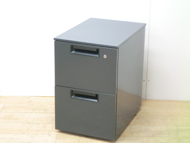 ワゴン2段 プラス ブラック 73598/0-200001003226-1