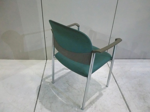 スタッキングチェア オカムラ グリーン 73123/ 1003319-1