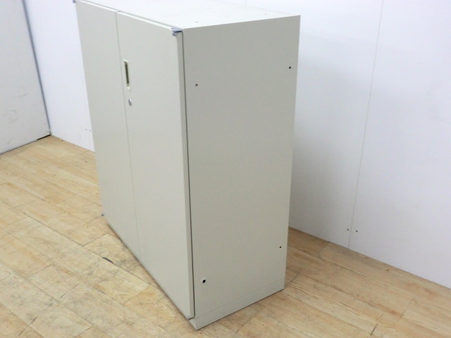 両開きキャビネット 生興 ニューグレー 74181/1003452-1