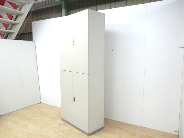 上下連結キャビネット イナバ ニューグレー 74473/1003689-1