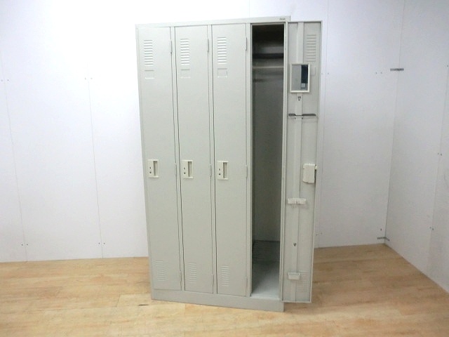 ロッカー4人用 プラス ニューグレー 74295/1003777-1