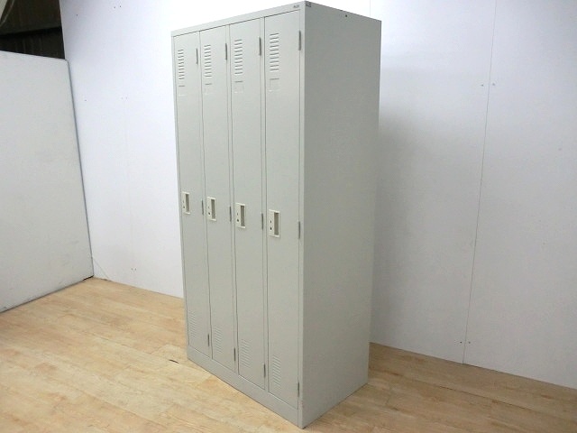 ロッカー4人用 プラス ニューグレー 74295/1003777-1