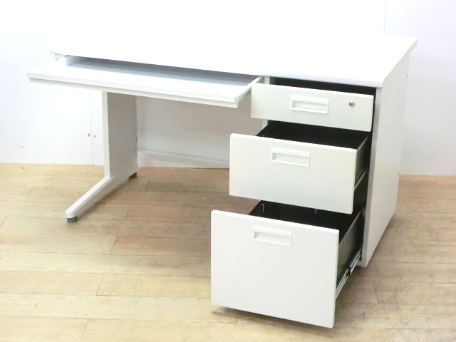 片袖デスク その他 ホワイト 74099/1003950-1