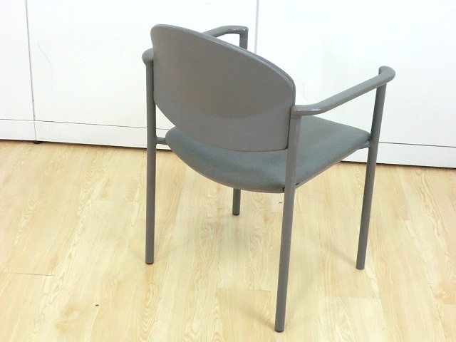 スタッキングチェア ウチダ グレー 49762/ 1023127-1