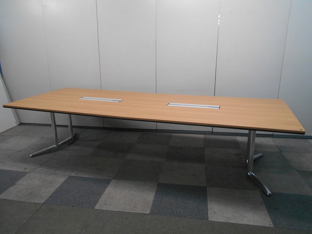 大会議テーブル オカムラ ラティオ2 木目調 61704/0-200001036210-1