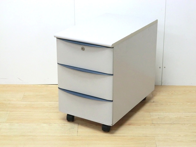 ワゴン3段 ( スチールケース ) ニューグレー / 62262/1037810-1