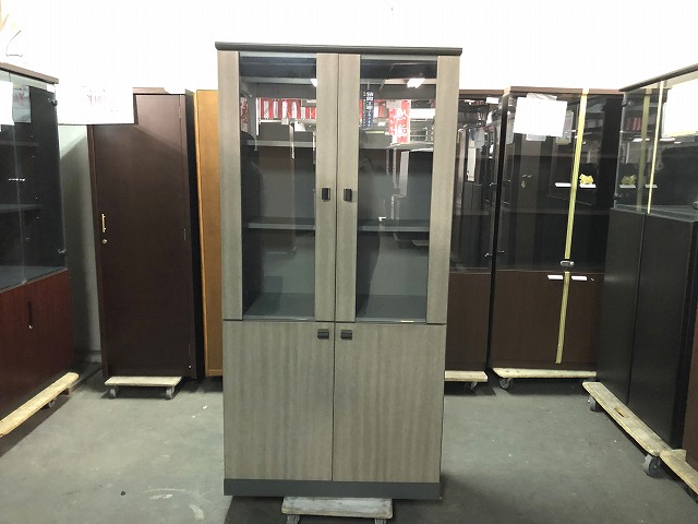 木製書庫 ウチダ 木目調 67056/0-200001040355-1