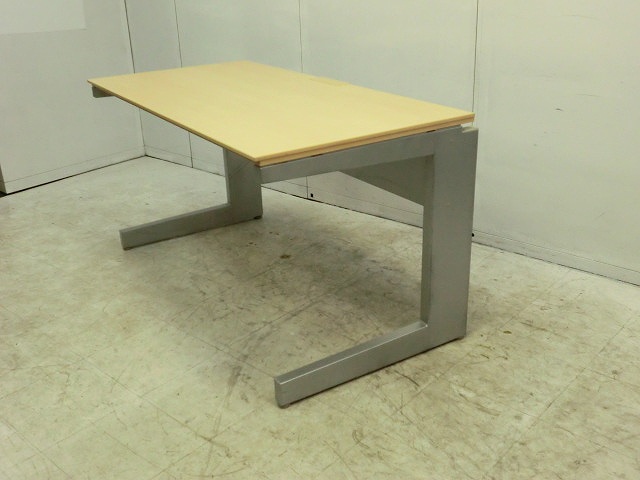 OAデスク ウチダ 木目調 69526/1041390-1