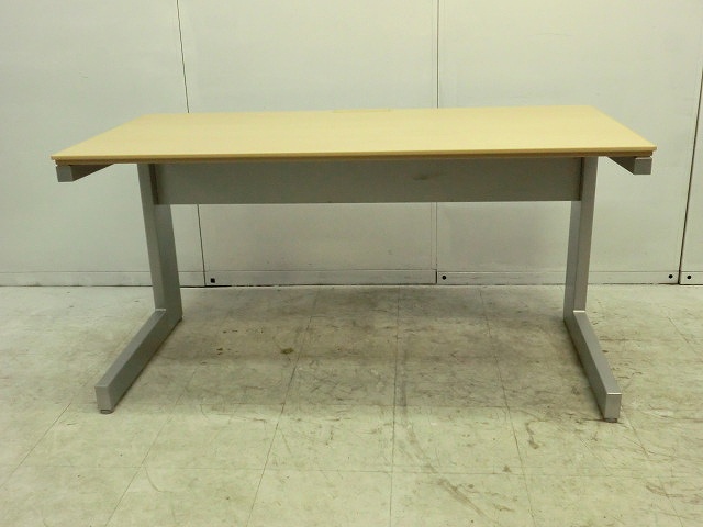 OAデスク ウチダ 木目調 69526/1041390-1