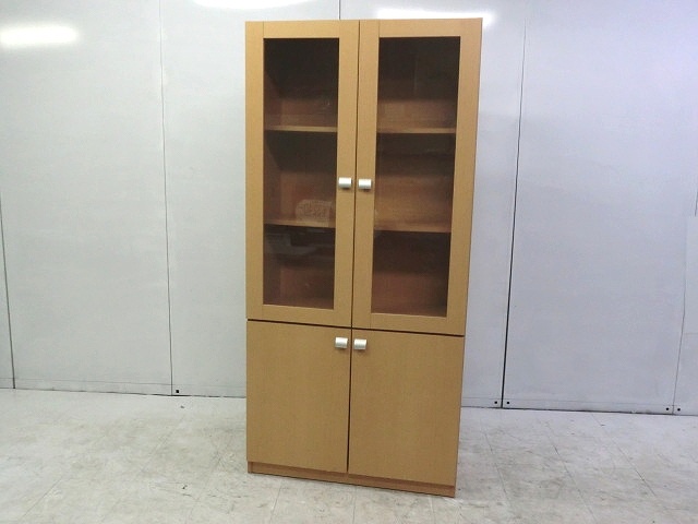 木製書庫 ウチダ 木目調 69290/0-200001041664-1