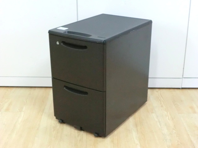 ワゴン2段 ( オカムラ ) ブラック / 73312 SD/0-200001043127-1